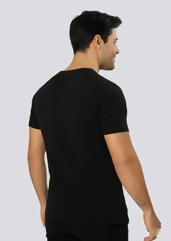 Kit de 3 Camisa Básico Masculino | Armário Capsula - Imagem 2